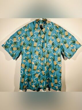 Reyn Spooner Limited Issue Classic Men’s Shirt Hawaiian Pineapple Aloha 3XL